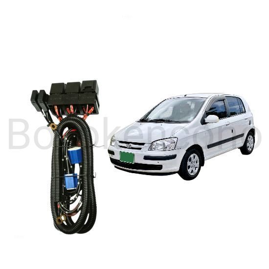 Relay Set Lampu Utama LED H4  Mobil Hyundai Getz Byk