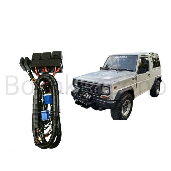 Relay Set Lampu Utama LED H4  Mobil Daihatsu Taft Rocky Byk