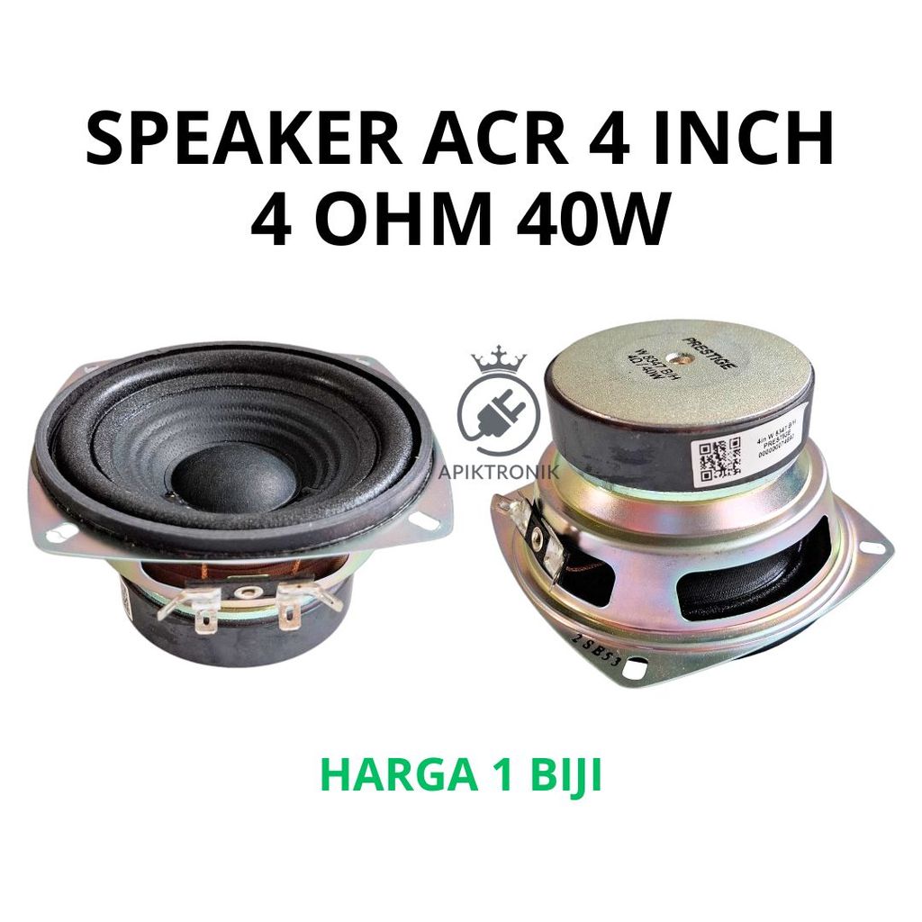 Speaker Woofer ACR 4 Inch Prestige W 8347 Audio Elektronik