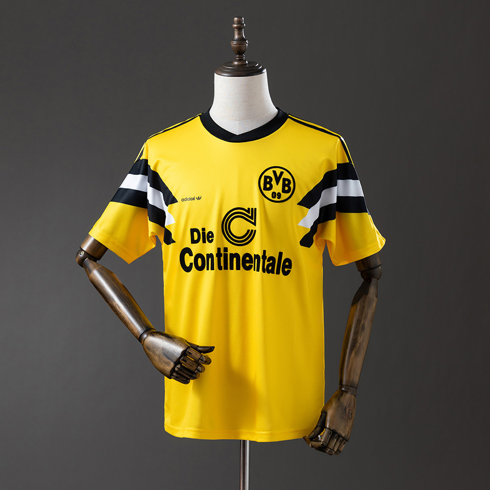 Jersey Retro 1989 Dortmund home T shirt pria