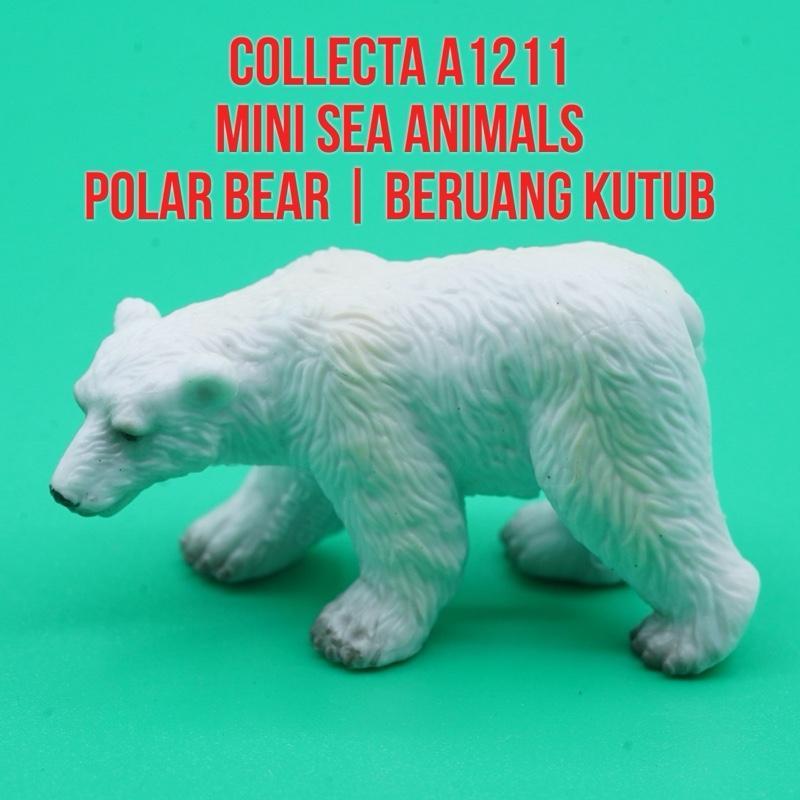 Collecta A1212 Mini Sea Animals | Polar Bear Beruang Kutub Es Ursus Maritimus | Small Size Ukuran Ke