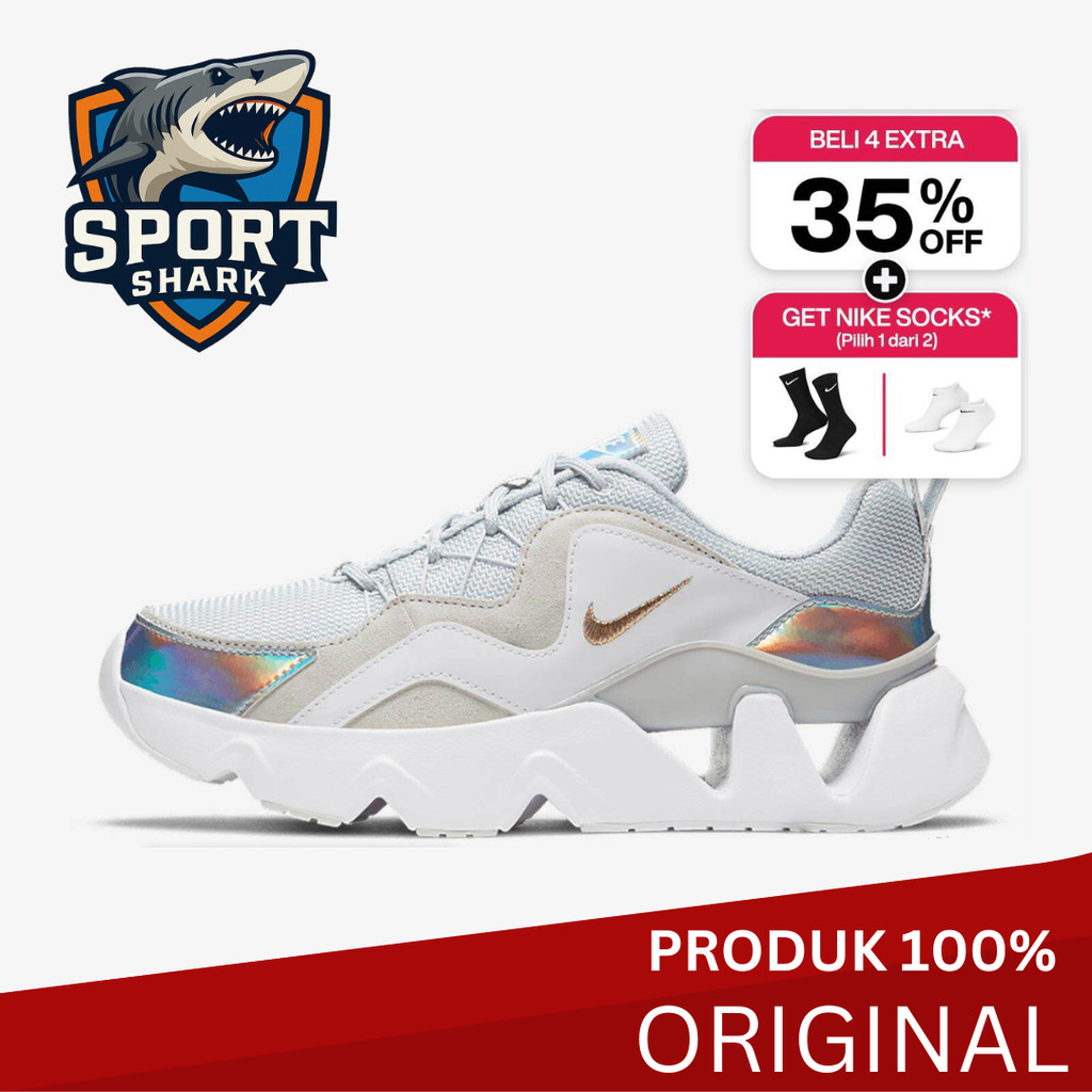 Nike Sepatu Wanita RYZ 365 - White 100% ORI Berkualitas Tinggi Asli Shoes Sneakers Branded Garansi R