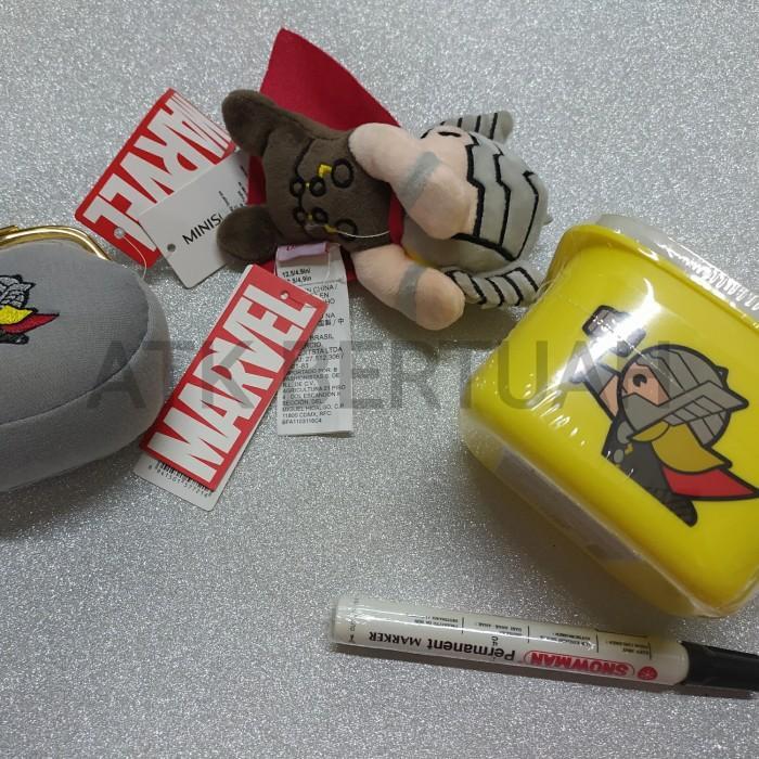 MINISO MARVEL AVENGER THOR BENTO BOX DOMPET KOIN BONEKA