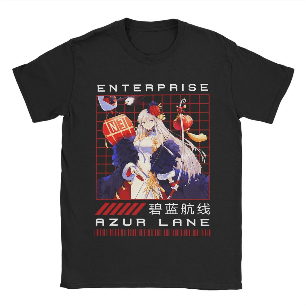 Kaos Baju Azur Lane Game ENTERPRISE II Funny Kaos ENTERPRISE