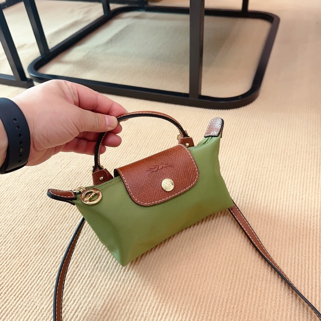 High-Quality New Oxhide Handle Dumpling Bag Hand-Held Crossbody Mini Phone Bag Coin Purse Men Women 