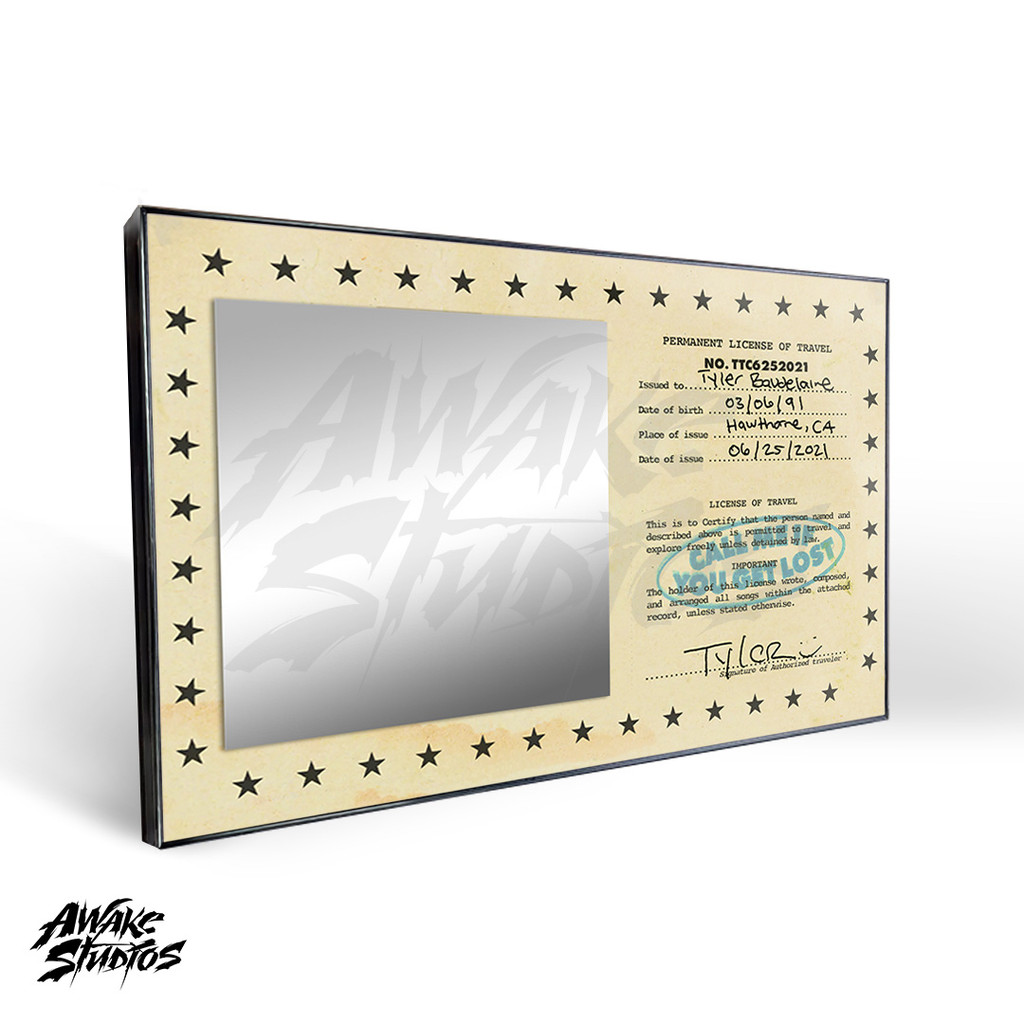 Frame Cermin Call Me If You Get Lost - Tyler Poster Frameblok