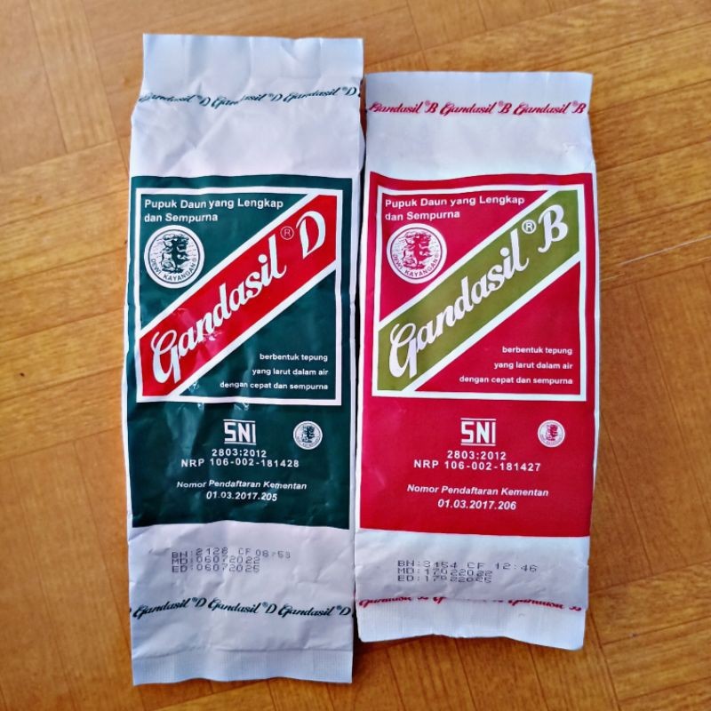 [java raharja] Pupuk Gandasil B D 1 Paket 1kg Hemat di kantong Untuk pertumbuhan Akar Daun buah