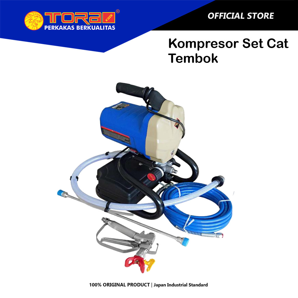 TORA Airless Paint Sprayer 650W - Kompresor Set Cat Tembok