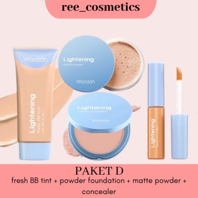 Wardah Lightening Paket Make Up Lengkap 1 Set | Make Up Wardah