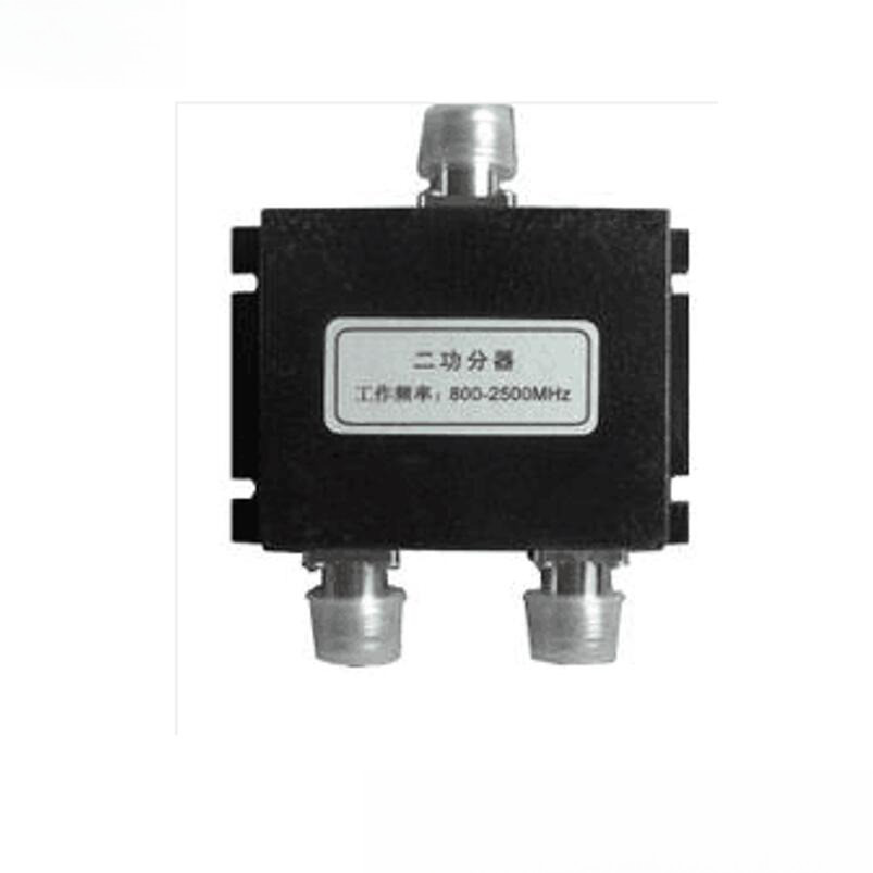 Power Splitter 8002500MHZ Frequency RF Power Splitter one channel input signal into two channel vide