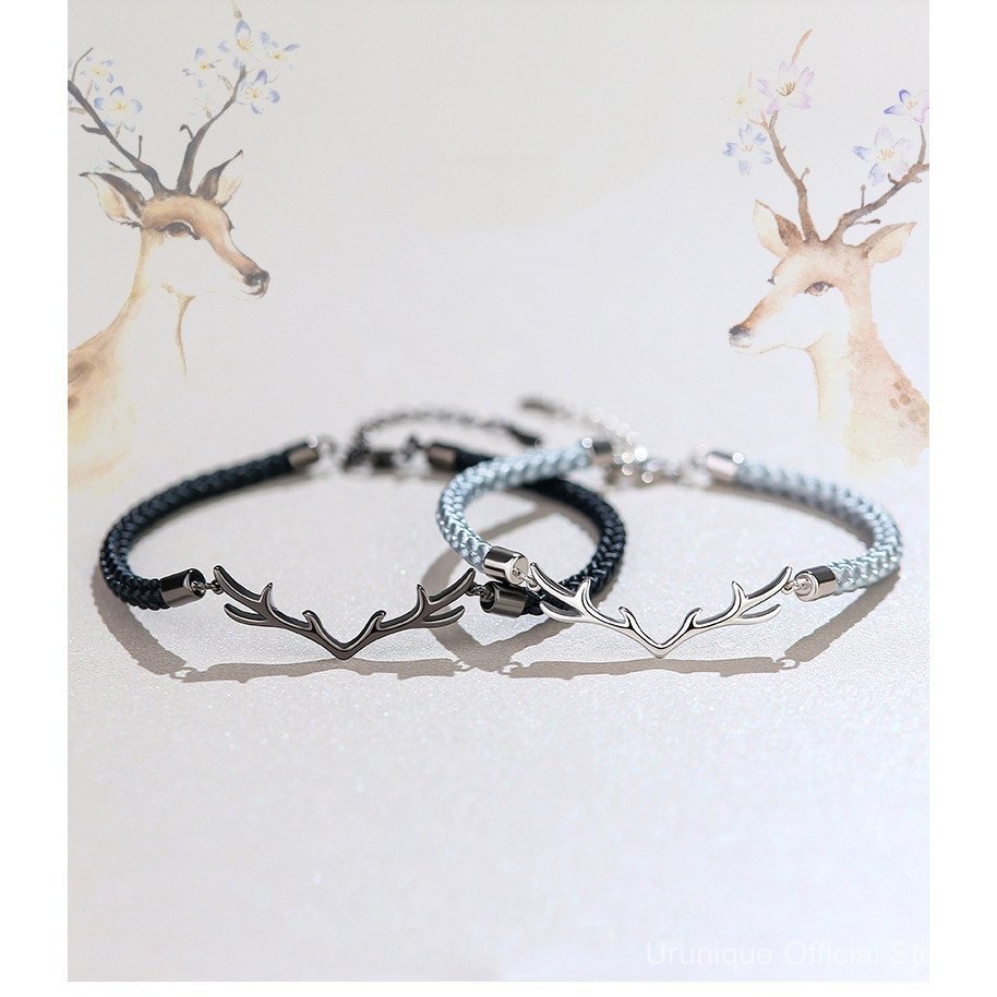 Gelang couple terbaru-deer gelang couple pasangan aesthetic