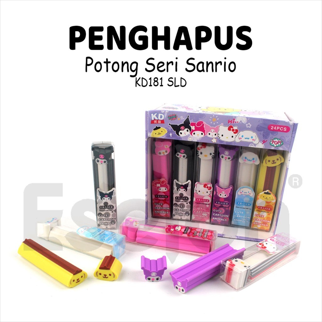 Penghapus Kepala Potong  Lucu/ Penghapus Potong Kepala Japan