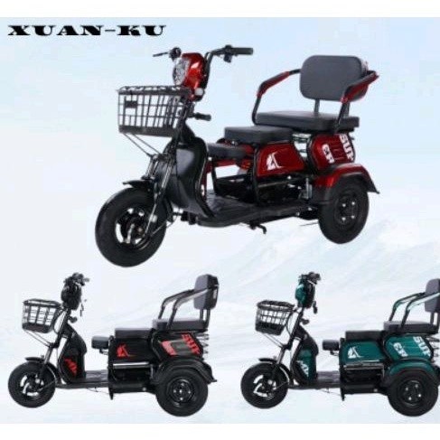 PROMO GRATIS ONGKIR Sepeda Listrik E-3 XUAN-KU (ELECTRIC 3 RODA)