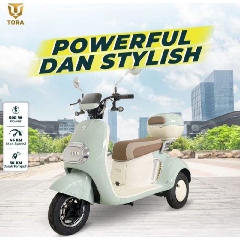 Sepeda Listrik Roda 3 TORA IORI Murah Original