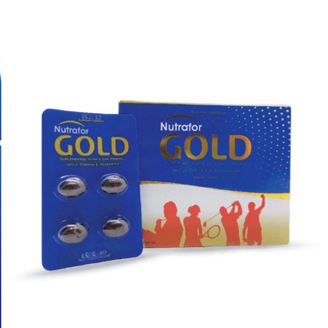 [MILIHO] Nutrafor Gold Suplemen Multivitamin Mineral Lengkap