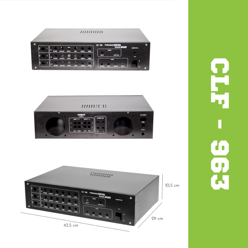 Box Mixer 3 Channel CLF-963 CLF 963 by Gross