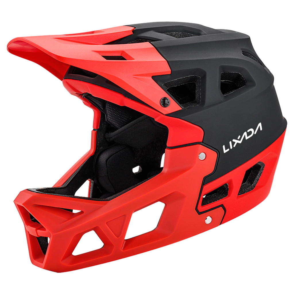 LIXADA Full Face Mountain Bike Helmet Adult Racing Downhill MTB Helmet Bicycle helmet mtb for Mounta