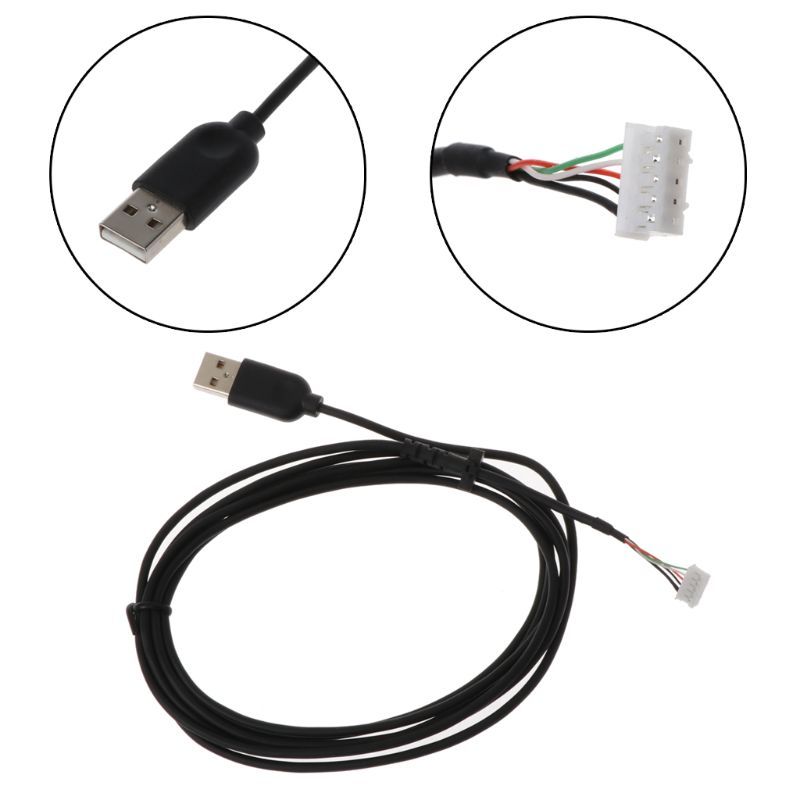 USB Mouse Cable Cord PVC Mice Line Replacement Wire for G102 Gaming Mouse Replacement Part Repair Ac