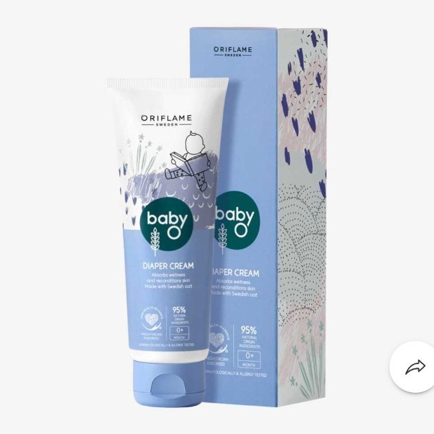 BABY O DIAPER CREAM 75g KRIM RUAM POPOK SALEP BAYI NEWBORN ORI