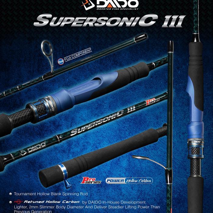 Promo Termurah JORAN DAIDO SUPERSONIC III CARBON 150CM 165CM 180CM FUJI RING - 150CM 8-17LB ( Bisa C