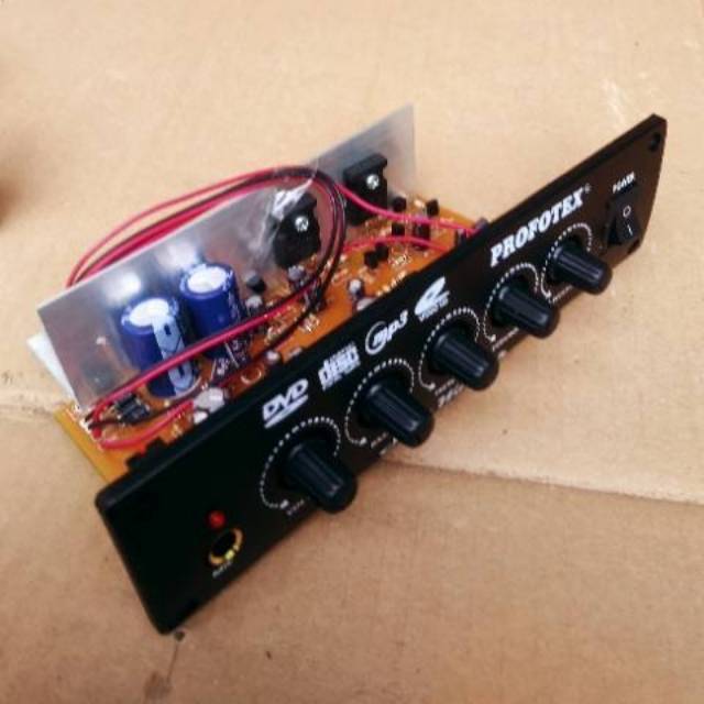 [ANJIOY] Cod Kit Amplifier speaker aktif tip 3055 2955 Mono Filter Subwoofer Mic 1 Chanel