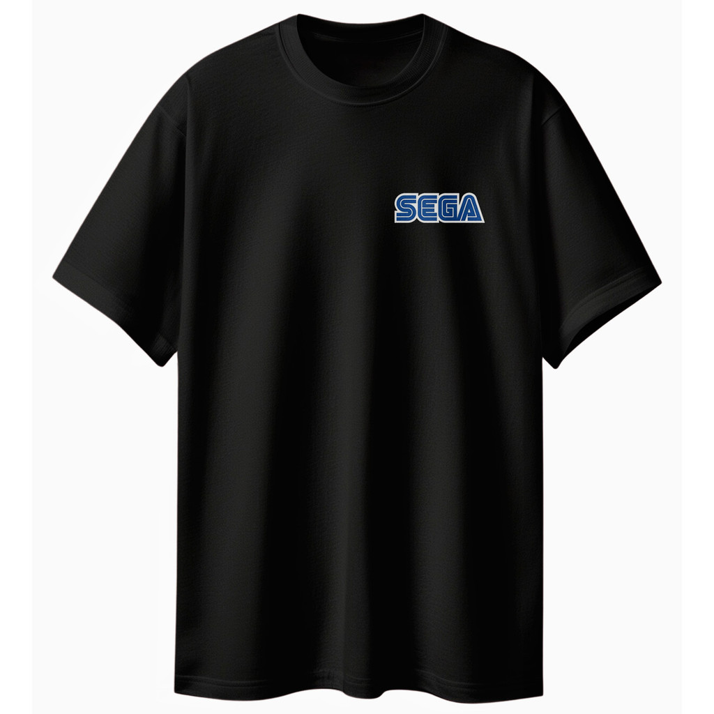 KAOS BAJU DEWASA SEGA LOGO VINTAGE PREMIUM 24S