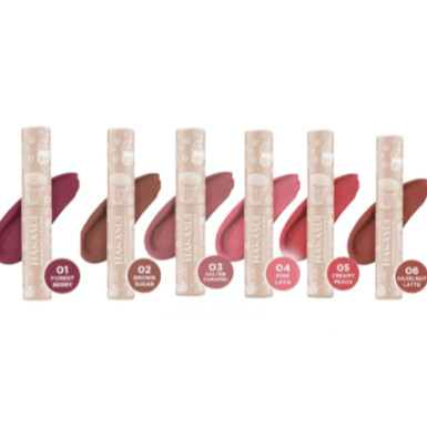 HANASUI (BOBA) Mattedorable Lipcream Boba Edition / Hanasui Boba Edition