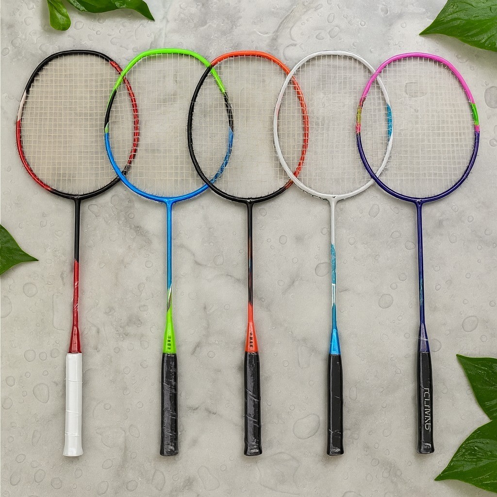 HOT DEALS Raket Badminton Senyawa//langsungan Remaja 22LBS + Tas & Grip Raket YY Pemula Ringan &