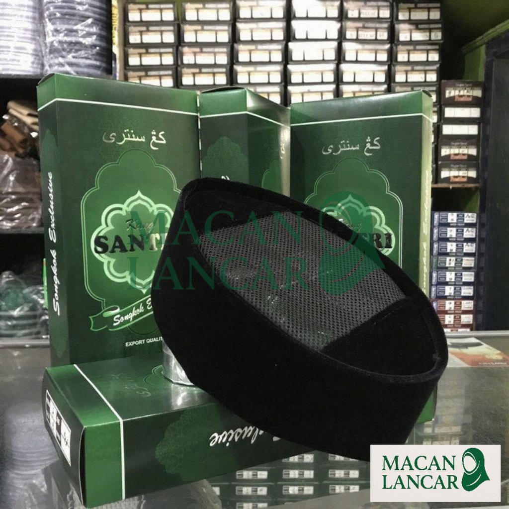 Terlaris Peci kang santri model ac tengah tinggi 8 9 10 exclusive peci kang santri polos