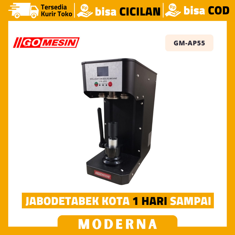 Can Sealer Gomesin Gm Ap55 Mesin Penutup Kaleng Otomatis Original