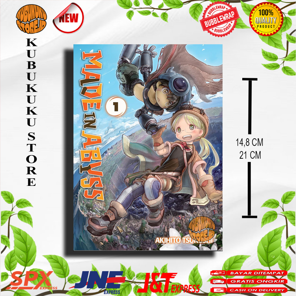 Komik Manga: Made in Abyss 12 book series by Akihito Tsukushi