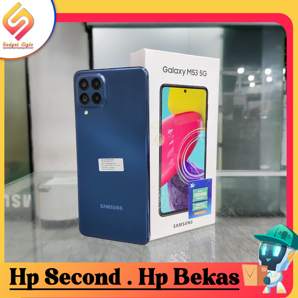 Samsung M53 5G Ram 8 Rom 256GB Second Resmi