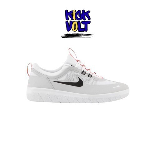 Sneakers Nike SB Nyjah Free 2 Neutral Grey White Red Black  Original   Unisex