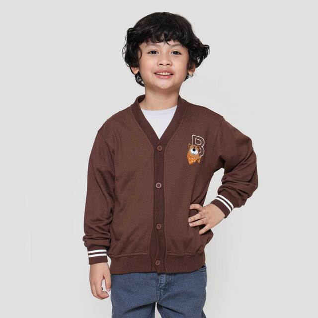 Little M Cardigan Apl Bear Jaket Anak Laki-laki 123089524