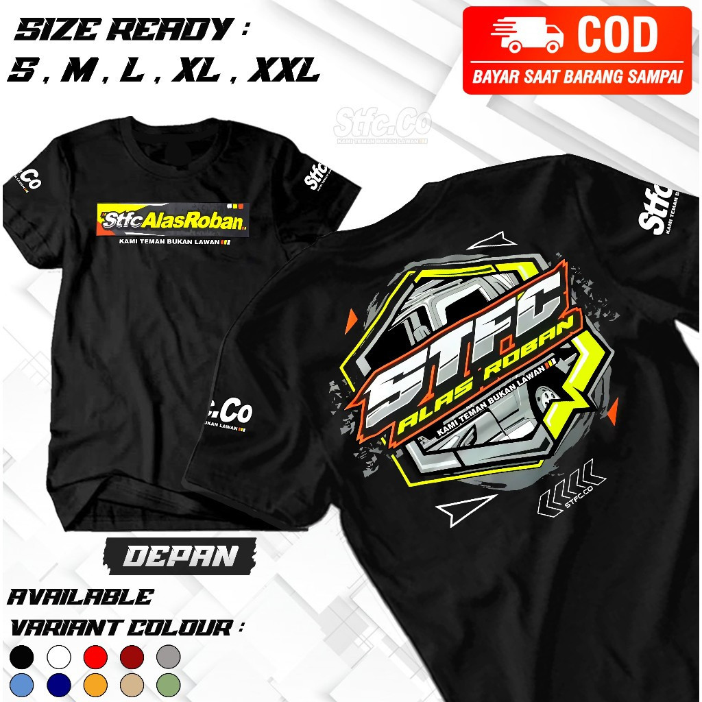 Kaos Stfc Alas Roban Classic - Kaos Distro Racing - Baju Distro Terbaru - Bahan Premium Quality - Co