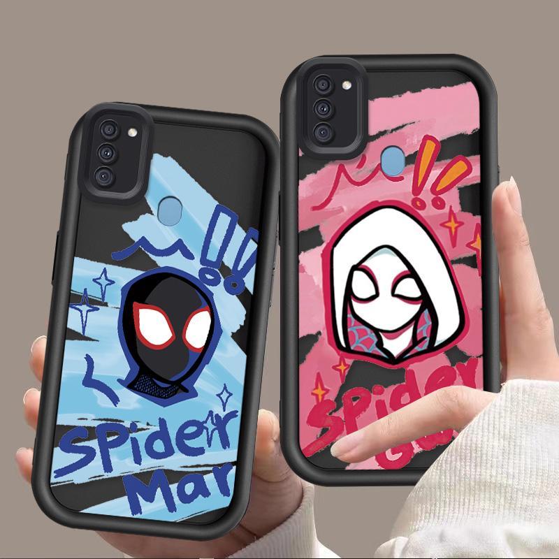 Casing For Samsung A11 M11 Cartoon Silicone Smartphone Soft Phone Case TPU Girl Aesthetic Spider Man