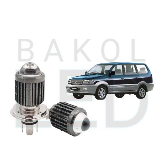 2pcs Lampu Utama LED H4 Laser Putih Mobil Toyota kijang kapsul LGX LSX KRISTA 1997 2004 BL