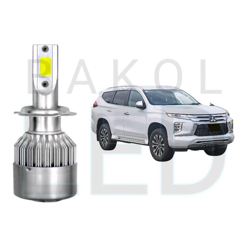 2pcs Lampu Utama Dekat LED H11 COB Mobil Mitsubishi Pajero Sport Gen3 BL