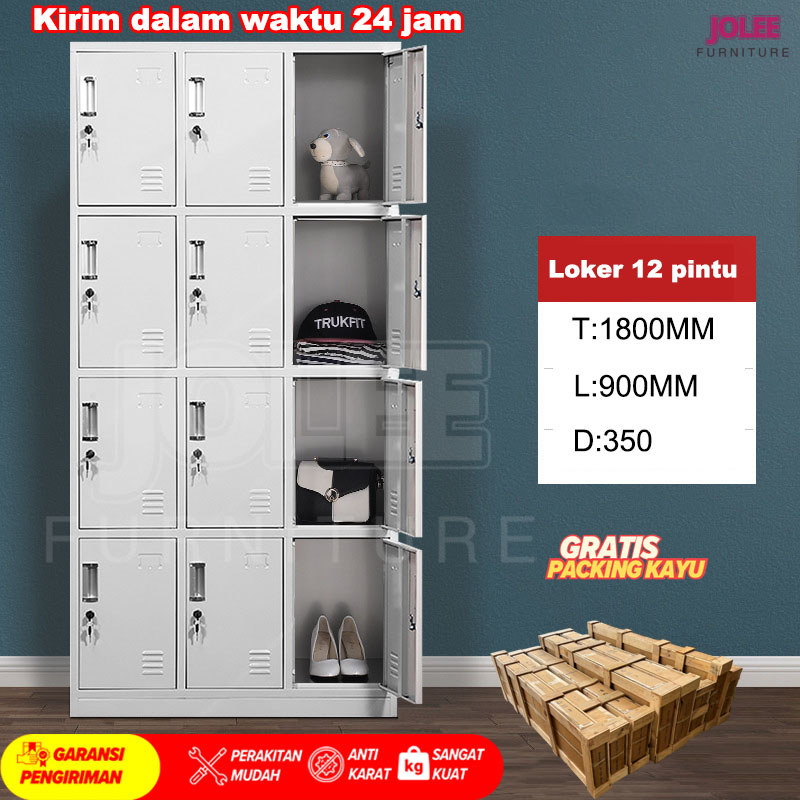Loker multi pintu, loker asrama staf, loker gym,lemari penyimpanan mangkuk lemari sepatu, loker besi