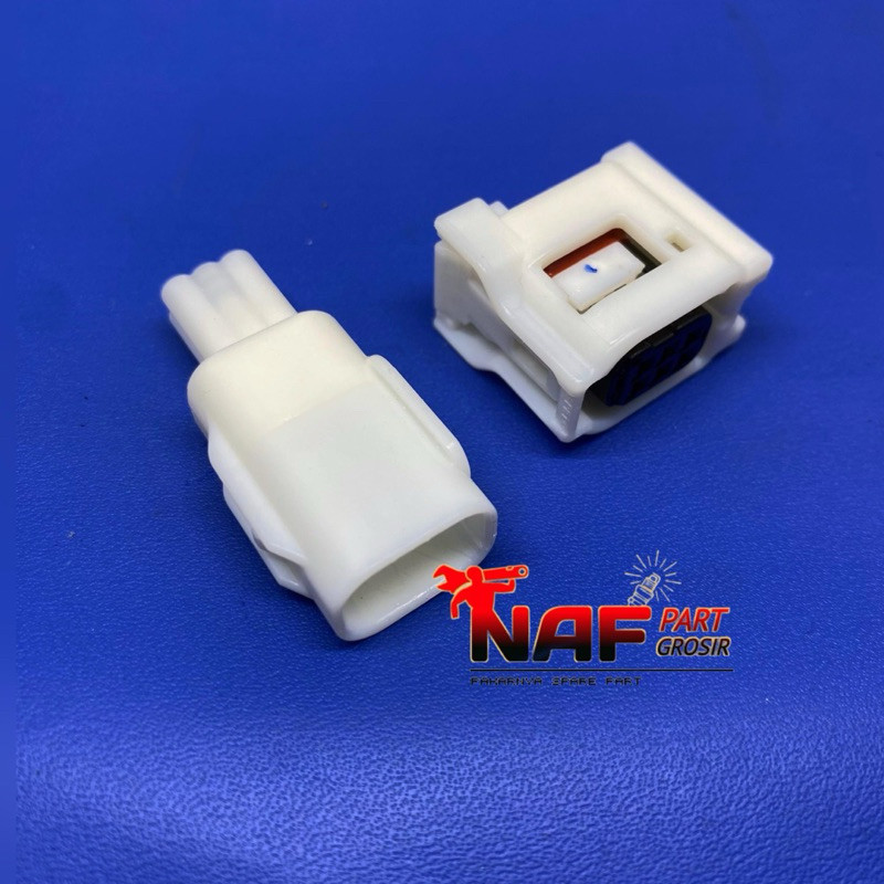 SOCKET SOKET HEADLAMP NMAX AEROX CKP BEAT VARIO PCX PIN 6 MALE FEMALE ORIGINAL