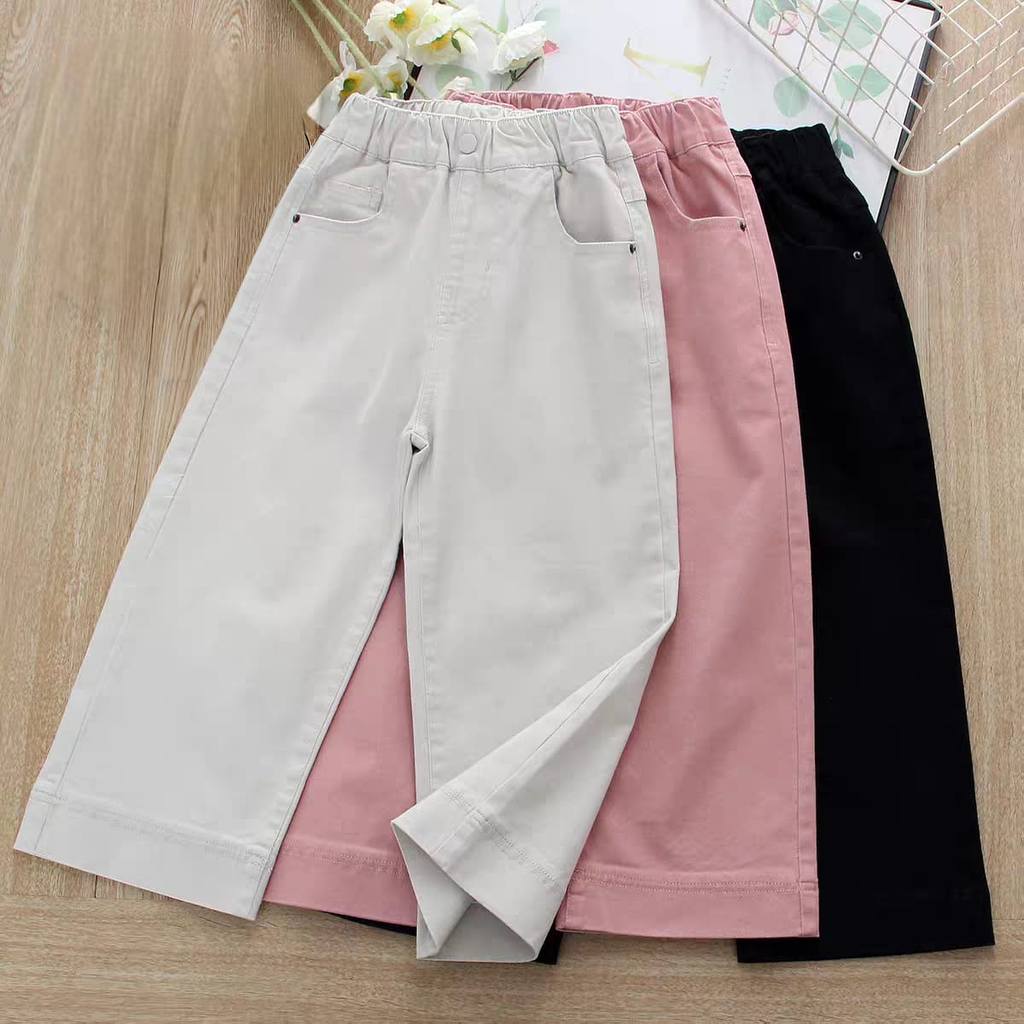 ( PAN620 / PAN621 / PAN622 ) Celana panjang pants kulot anak perempuan remaja - denim jeans - love -