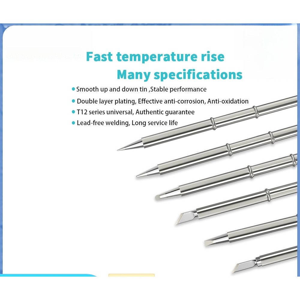 T12 Soldering Iron Tips For Hakko FX951 BAKON 950D Soldering Station Replacement tip 102030 Pcs whol