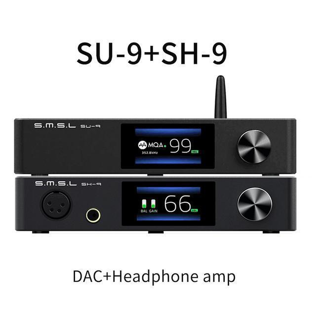 SMSL SU9 DAC MQA Bluetooth Hi-Res Audio Decoder Hitam