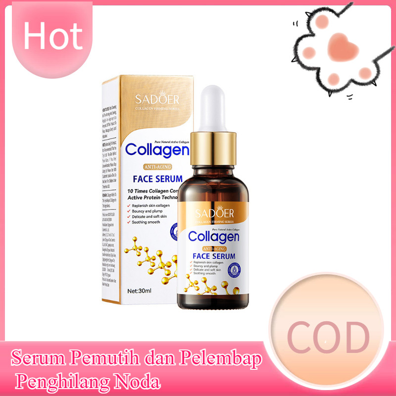 Collagen Essence Serum Penghilang flek hitam Pemutih permanen Mencerahkan Kulit Pelembab wajah Pemut