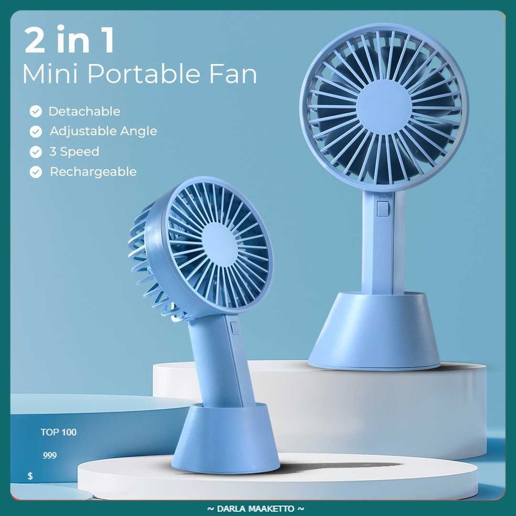 VH Kipas Angin Portable Genggam Handheld Mini Cooling Fan 1000mAh - F03