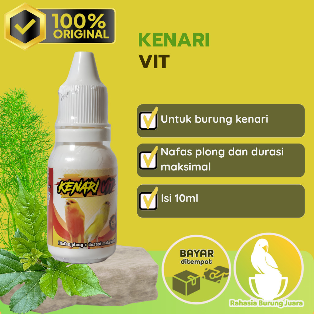Kenari VIT Vitamin Burung Kenari Nafas plong durasi maksimal Suplemen Burung