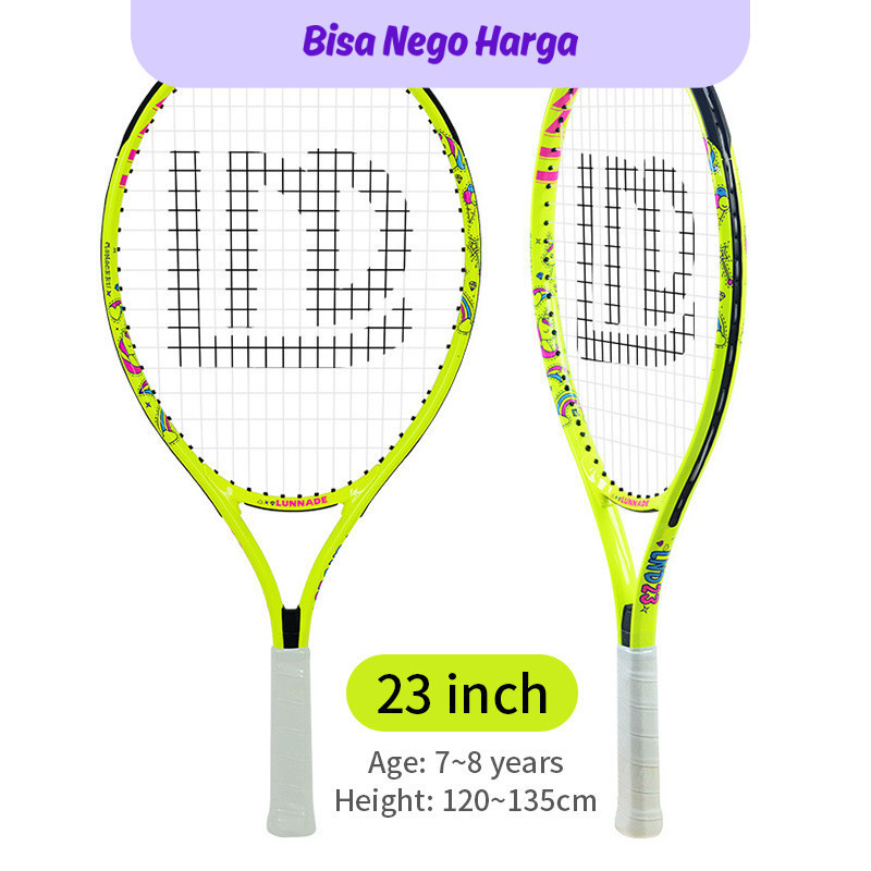 KKC Children's tennis racket from 3 to 10 years old Carbon fiber boys and girls Ultra light 19 21 23