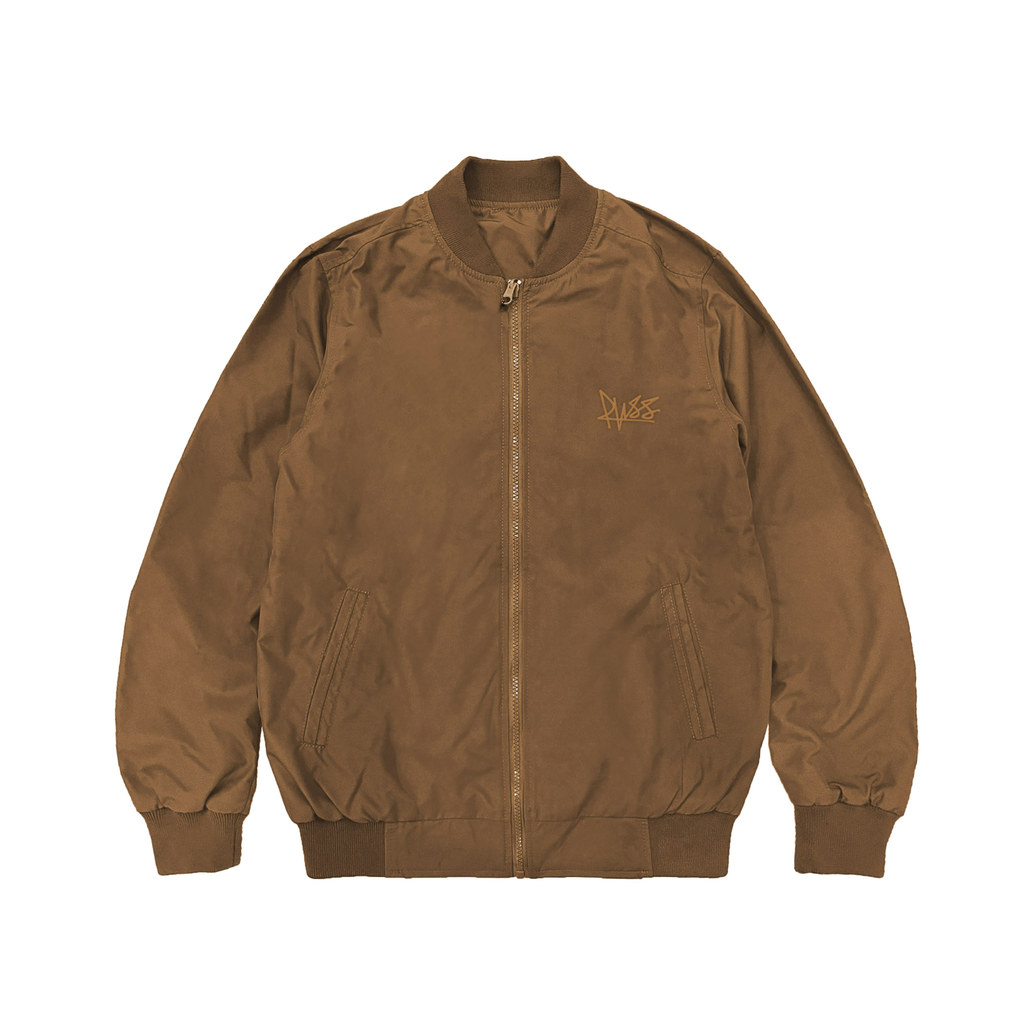 Russ Jaket Harrington Bomber Symbiote Camel