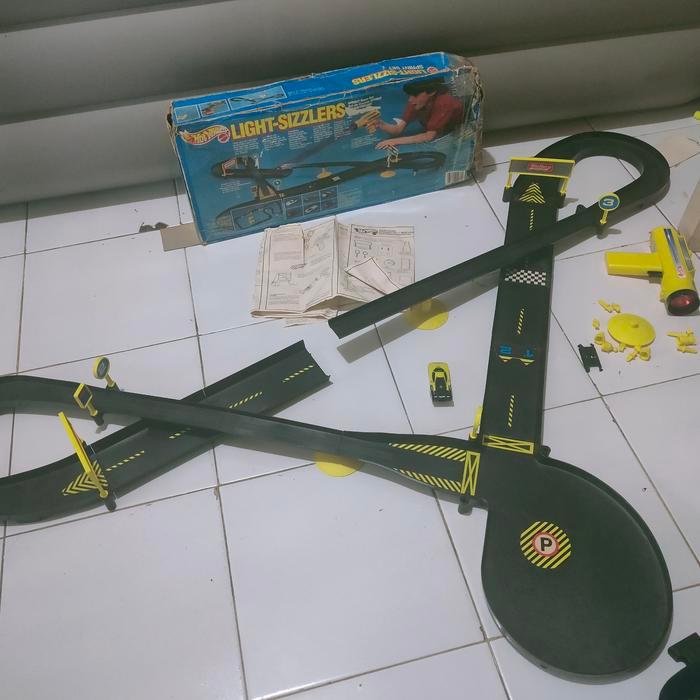 Track Hotwheels Light Sizzlers bekas ARstoreS27