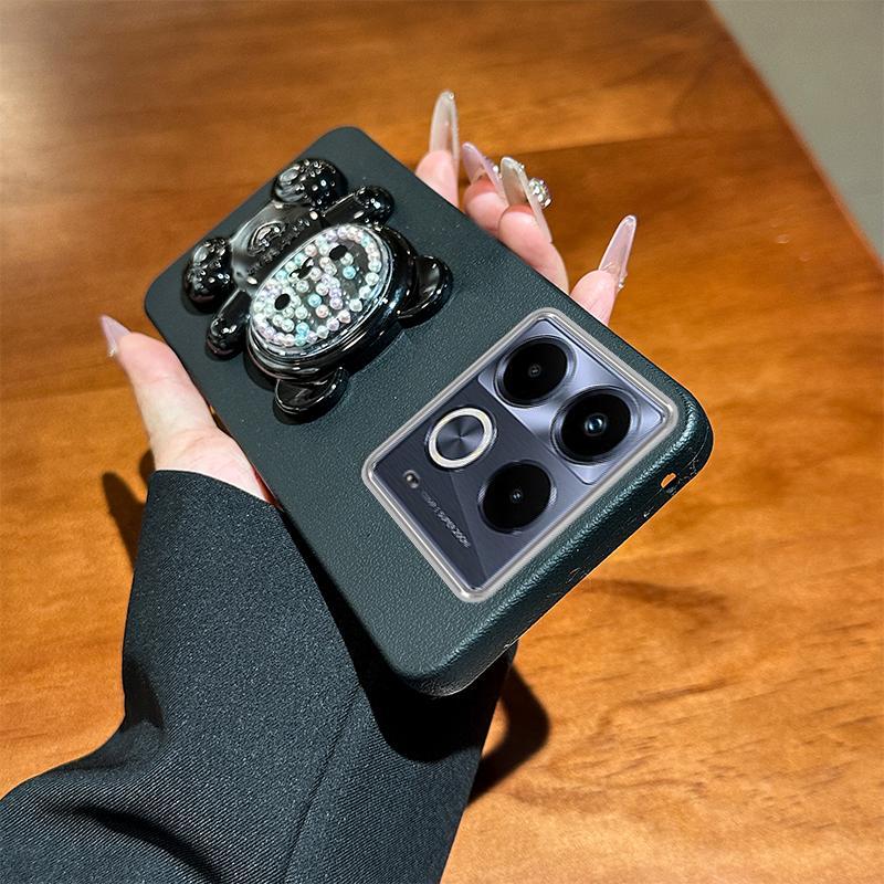 HP Soft Casing Case Silikon Untuk infinix Note 40S 40 s X6850B Casing Phone Cover Beruang Mengurung